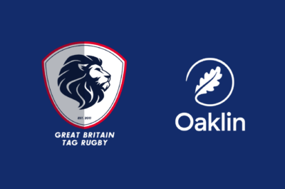 Great Britain Tag Rugby Logo with Oaklin logo