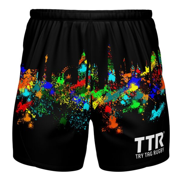 Paint Splatter Shorts