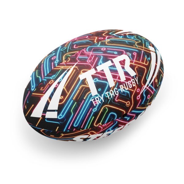 Neon Steeden Rugby Ball