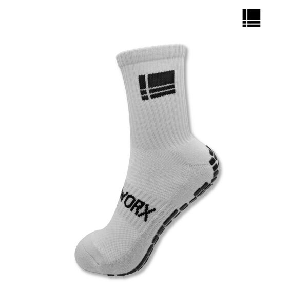 White Gripper Sock