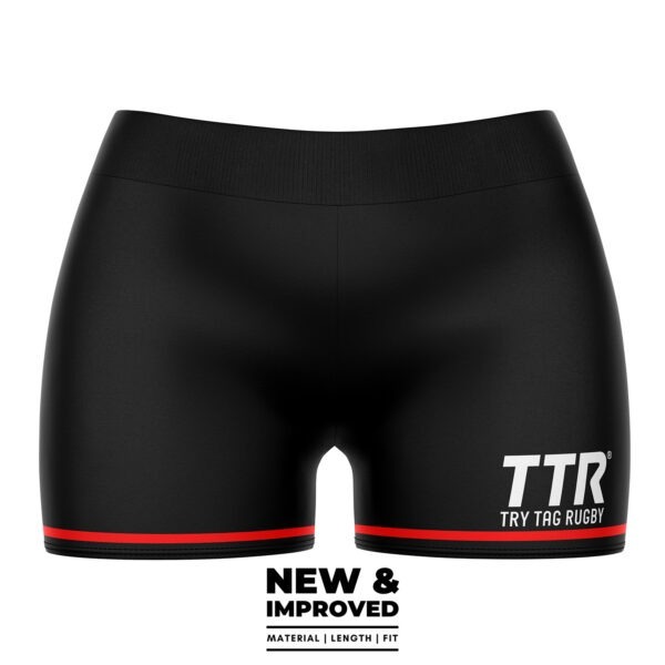 Black Pro Tag Rugby Tights